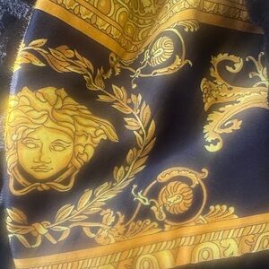 Versace Gold and Black Robe